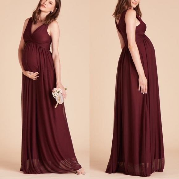 Birdy Grey Lianna Dress Mesh Cabernet NWT - Picture 3 of 7